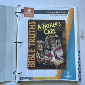 BJU Press Bible Truths 1 A Fathers Care Student Handouts Homeschool Curriculum